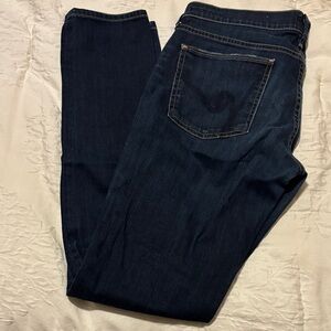 Citizens Of Humanity Dark Blue Low rise skinny leg Jeans